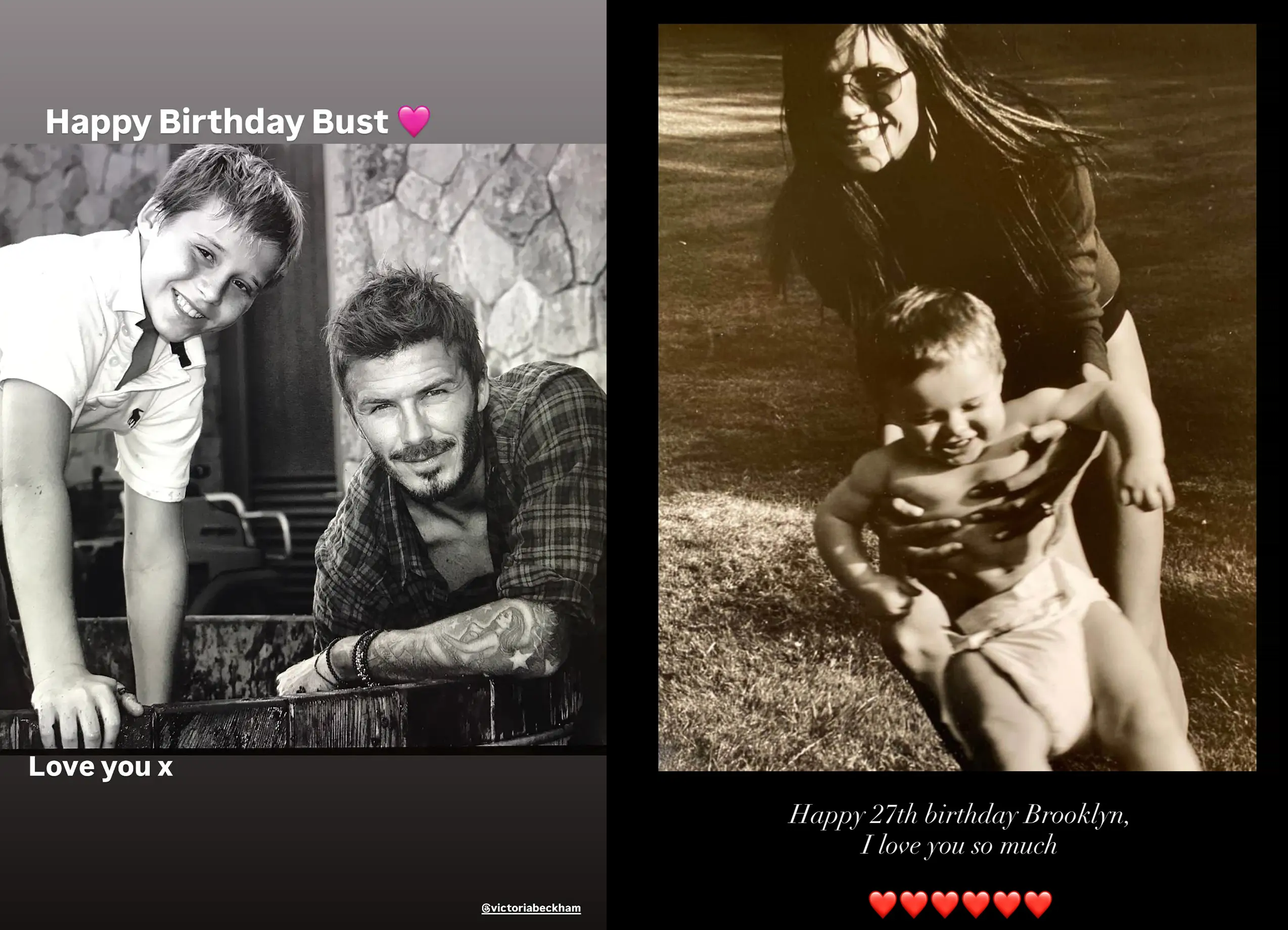 Brooklyn Beckham Receives 27th Birthday Wishes From David and Victoria on Instagram Despite Public Spat