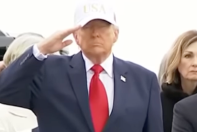 Trump Attends Dignified Transfer Ceremony