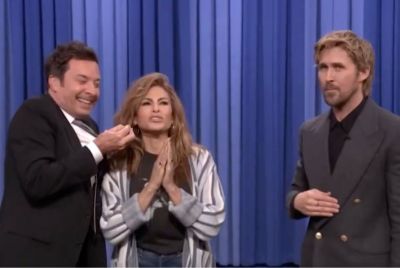 Ryan Gosling, Eva Mendes, Jimmy Fallon