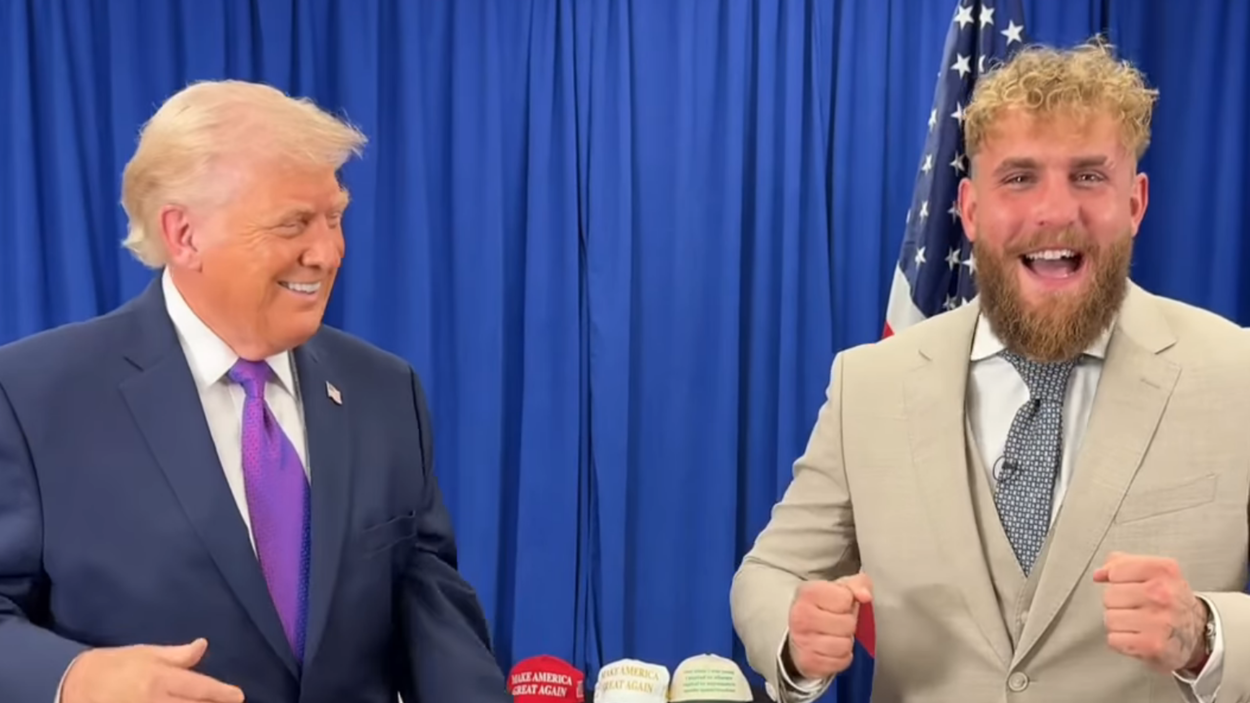 Jake Paul Stuns Rally Crowd After President Donald Trump Backs Him for ...