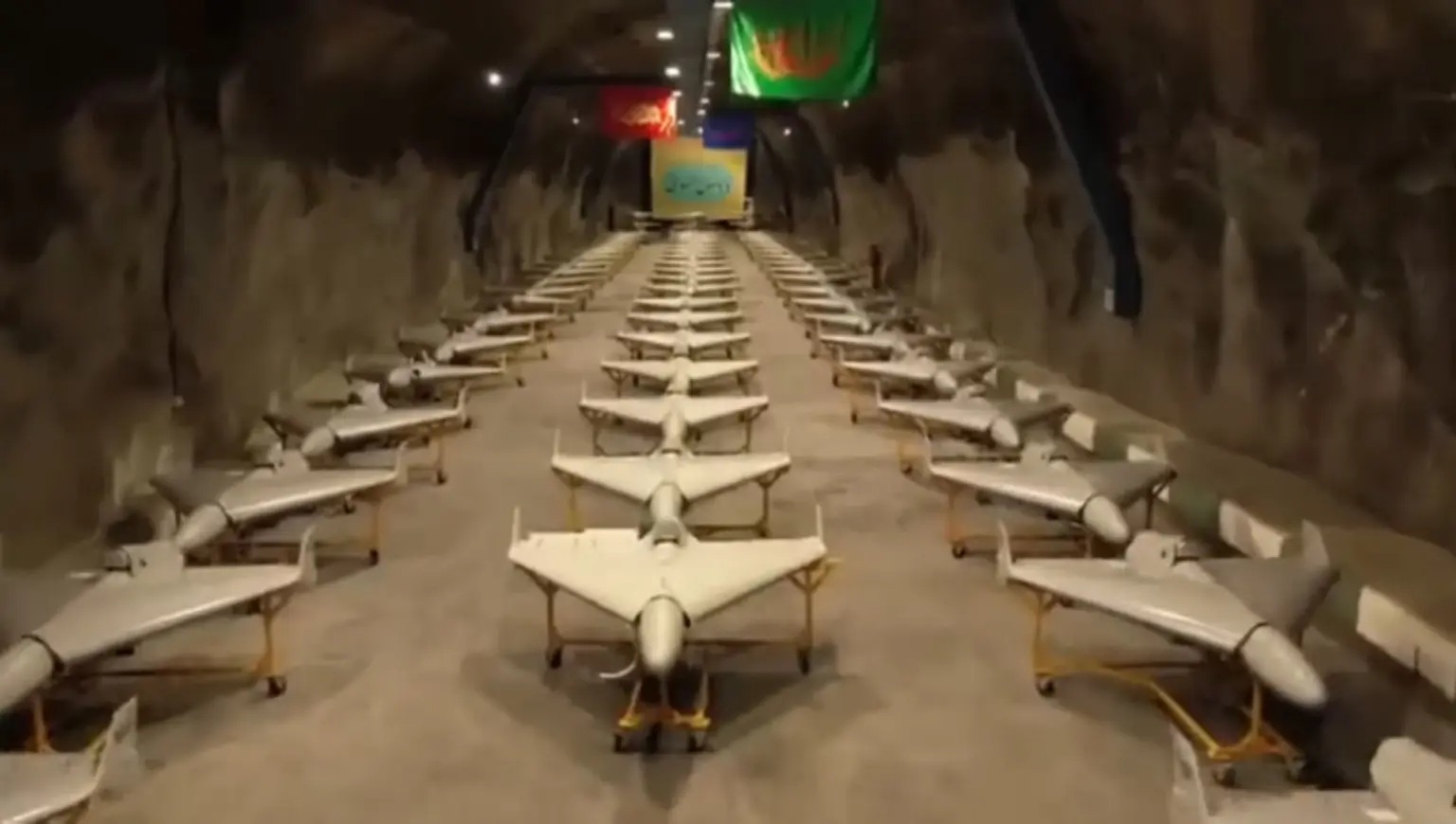 Inside Iran's 'Missile City': Regime Displays Massive Naval Suicide Drone Arsenal