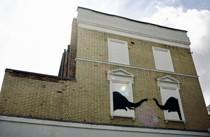 Banksy artwork in Chelsea, southwest London