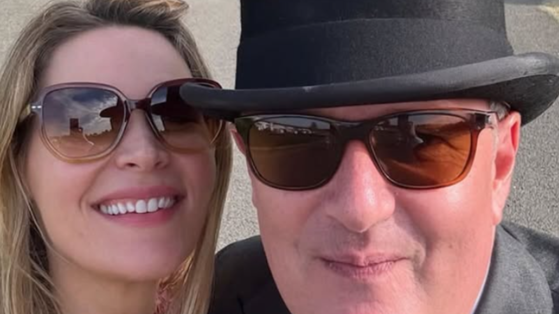 Piers Morgan With His Wife Celia Walden