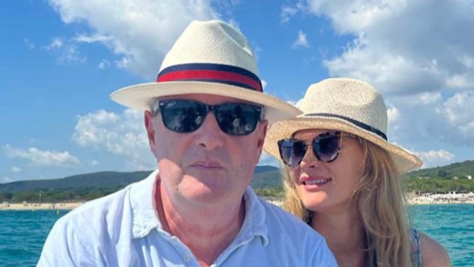 Piers Morgan With His Wife Celia Walden