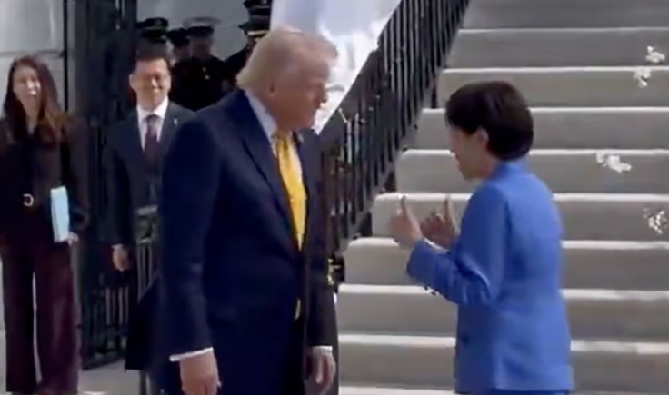 Sanae Takachi and Donald Trump