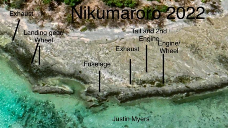 Justin Myers' findings on Amelia Earhart