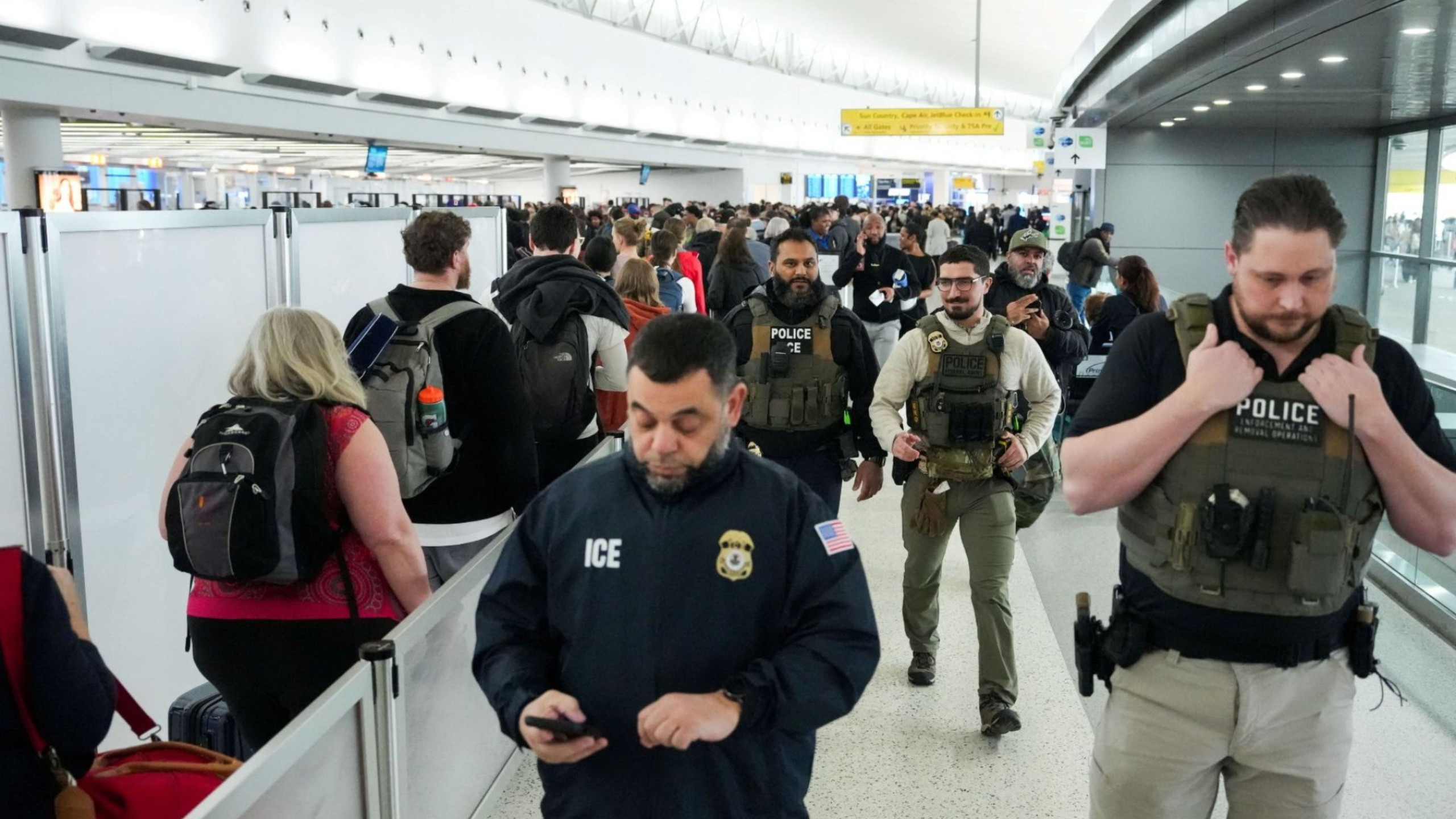 Is Your Airport On The List? ICE Agents Sent To More Than A Dozen US Airports As TSA Staffing Crisis Deepens