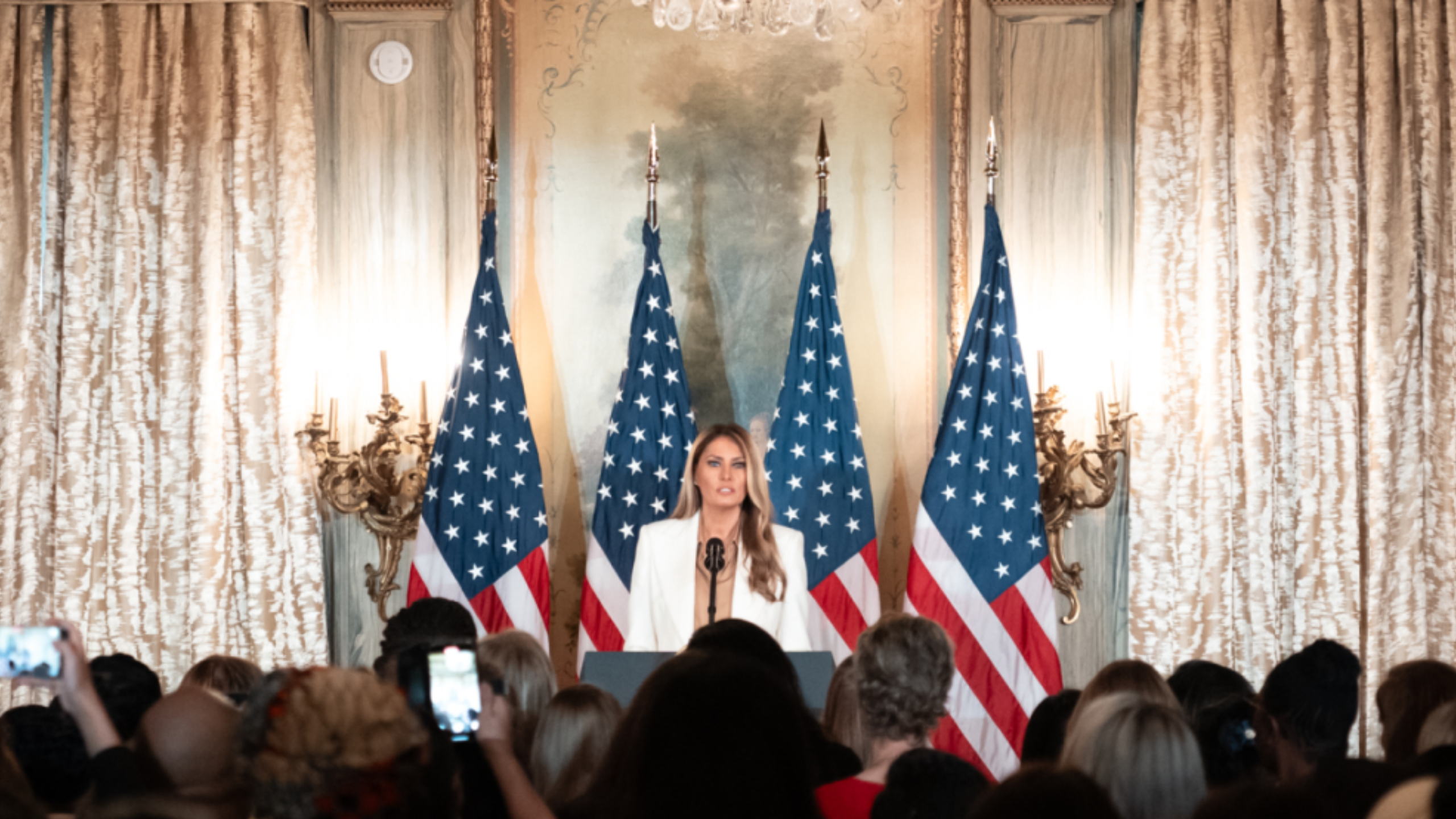 Melania Trump Delivers Brief Opening Remarks at 'Be Best' Summit Attended by 38 Nations, Leaves After Just 7 Minutes