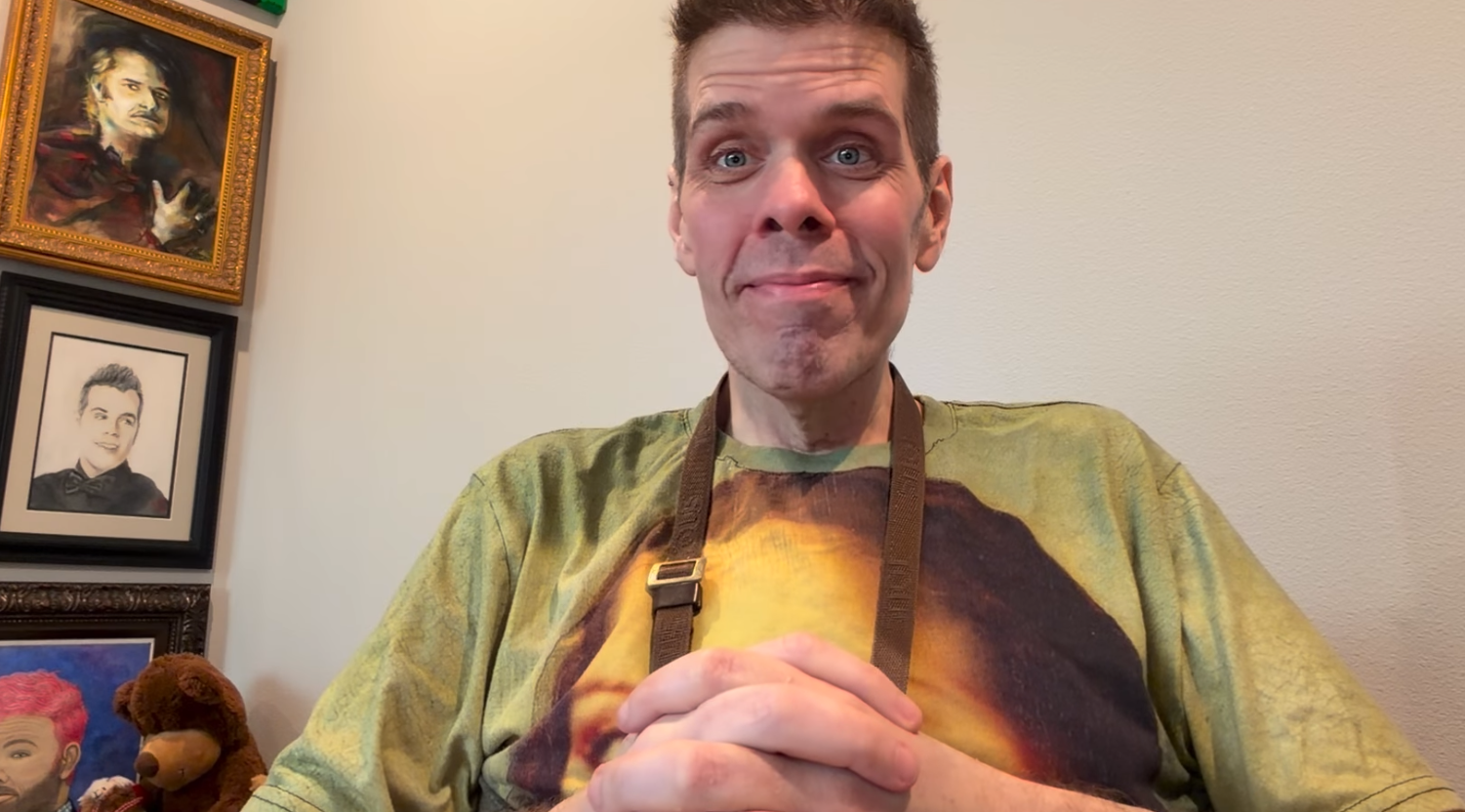 Perez Hilton 'Cutting Himself' During Livestream Sparks Concern as Video Shows Him Naked and Wielding Butcher Knife