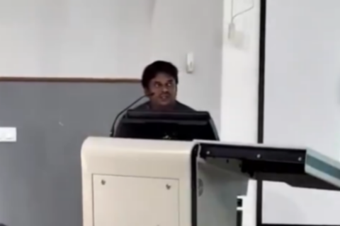 Professor in India proposed to a student