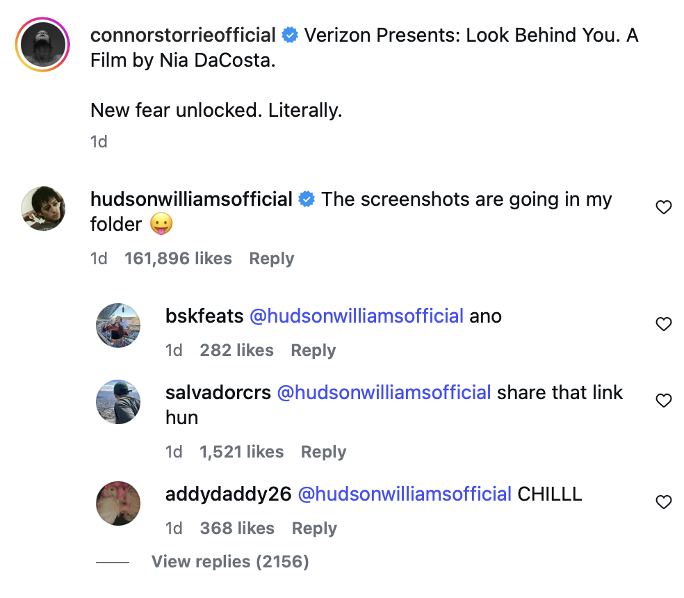 Connor Storrie Mocked: Hudson Williams' Hilarious Reaction to Heated Rivalry Co-Star's Horror Debut
