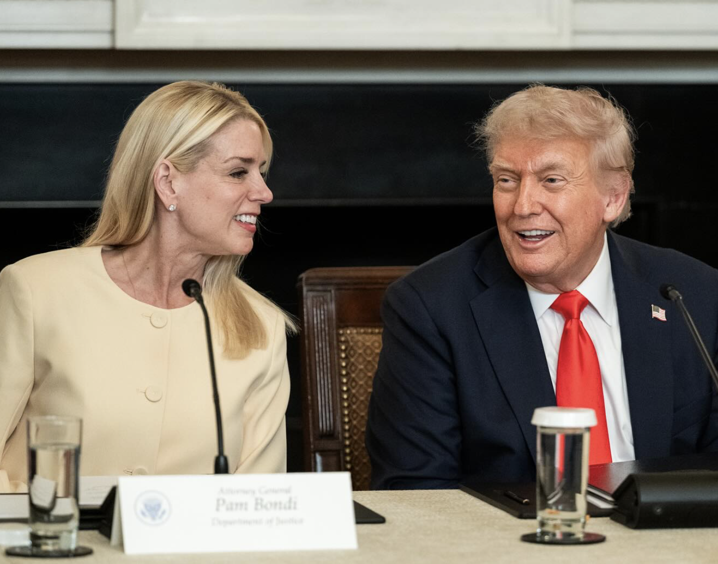 Trump 'Flat Out' Told Pam Bondi to Withhold Epstein Files to Protect 'Mar-a-Lago Friends,' MTG Claims