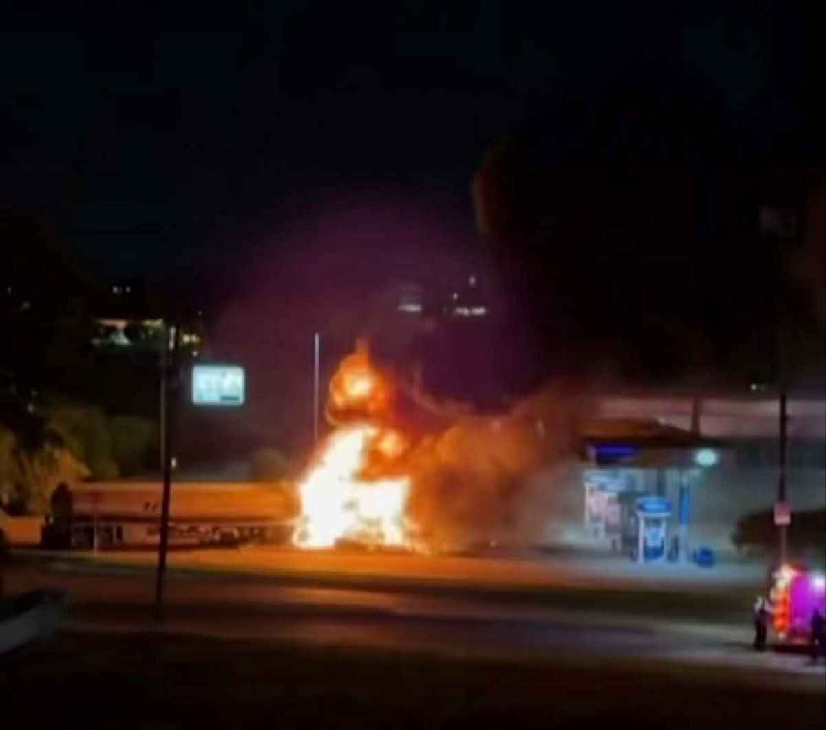 Fuel Truck in Texas Explodes — Blaze Engulfs Tanker in Shocking Footage