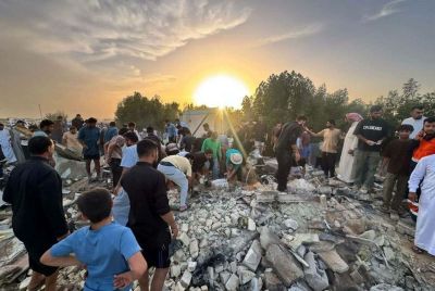 Basra Rocket Attack Aftermath