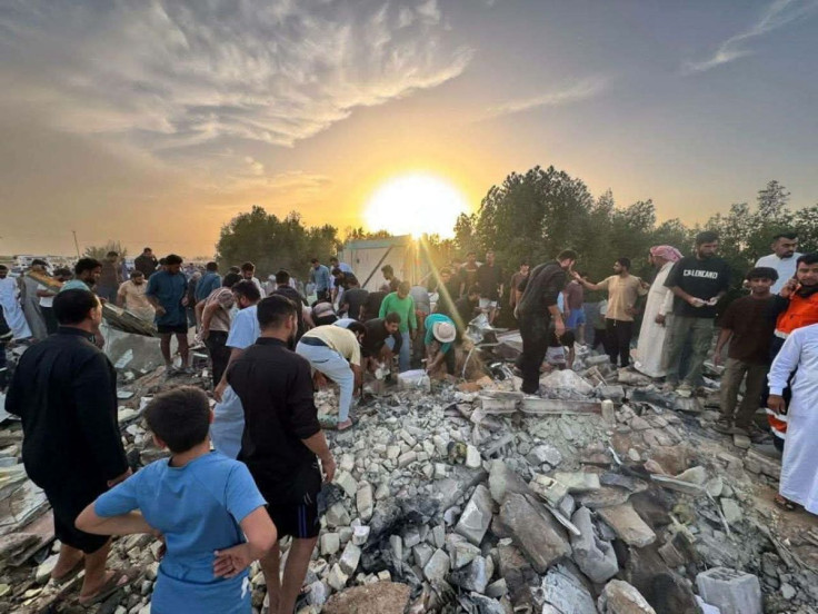 Basra Rocket Attack Aftermath