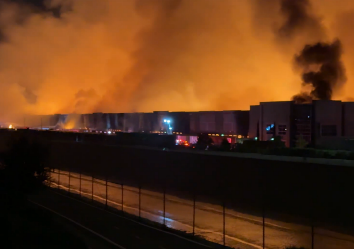 Kimberly-Clark Warehouse Fire Ontario