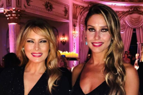 Melania Trump and Amanda Ungaro
