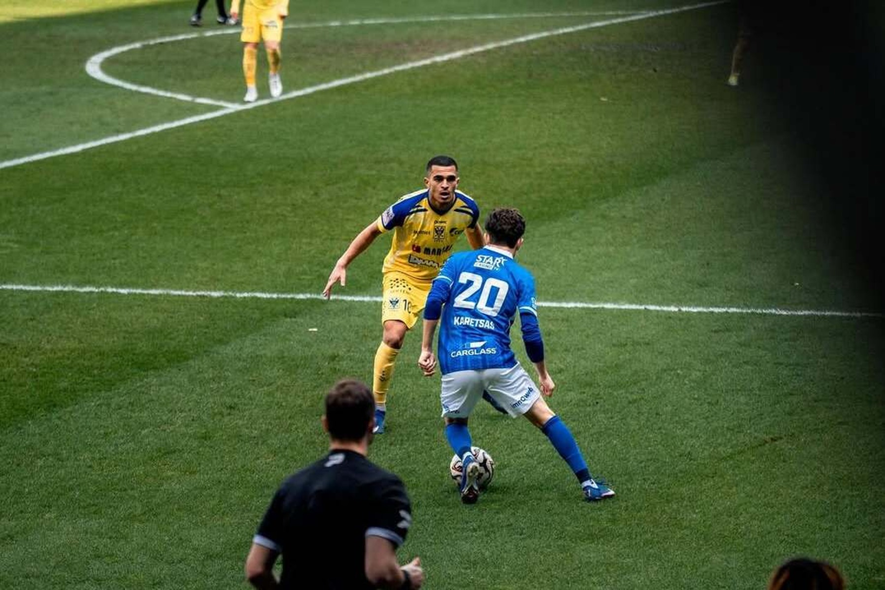 Konstantinos Karetsas on the pitch