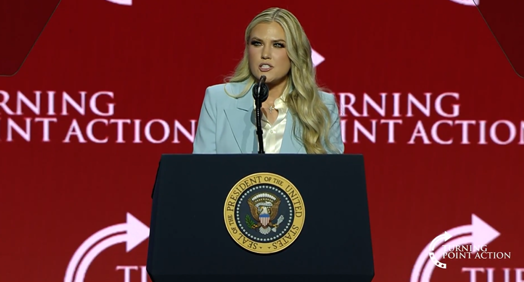 'Supervillain' Vibes: Erika Kirk's 'Tacky' WWE-Style Entrance At Trump Rally Sparks Online Fury