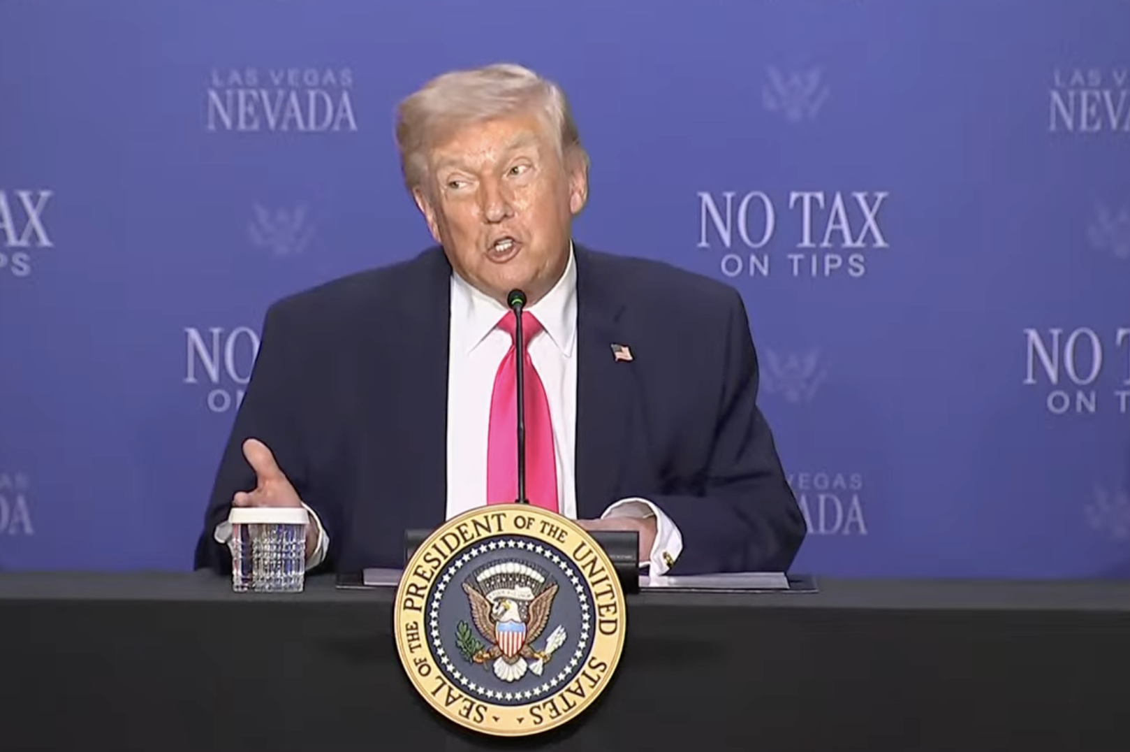 Donald Trump Was 'Out Cold', Seen With Eyes Shut During His Own Campaign Roundtable