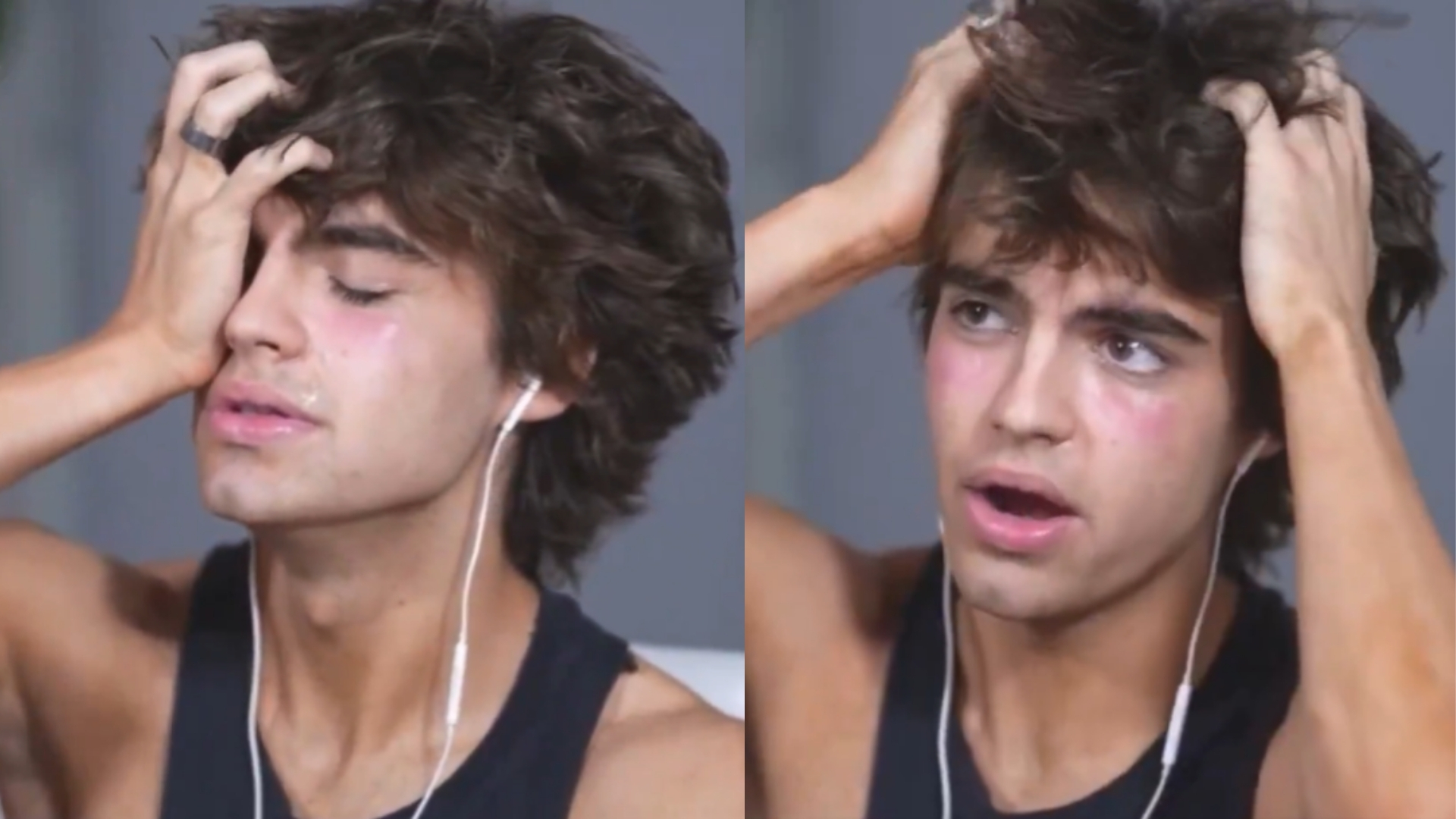 Clavicular's Friend, Another Looksmaxxer, Claims He Cries All the Time to Makes His Hair Softer