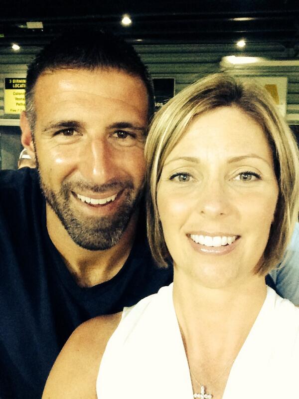 Mike Vrabel and Jennifer Vrabe