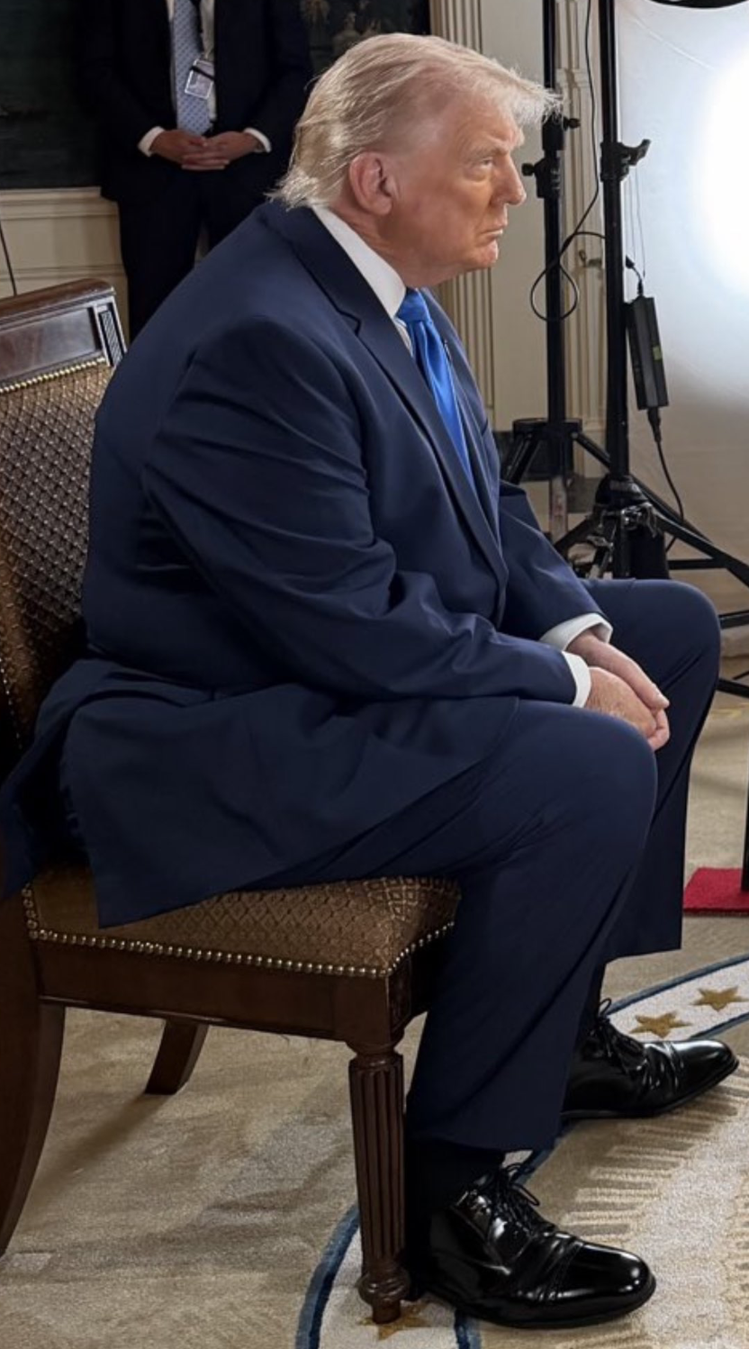 Did Donald Trump Wear Adult Diaper During 60 Minutes Interview? Massive 'Bulge' in POTUS' Pants Sparks Debate