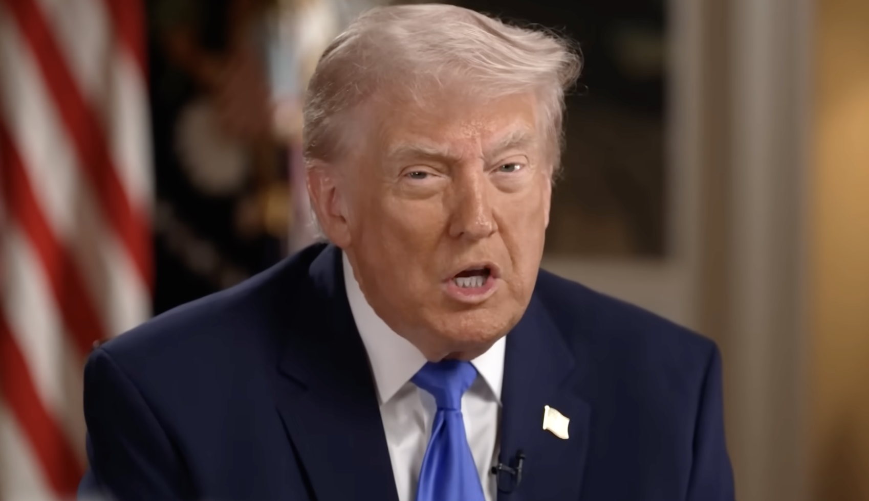 Did Donald Trump Wear Adult Diaper During 60 Minutes Interview? Massive 'Bulge' in POTUS' Pants Sparks Debate