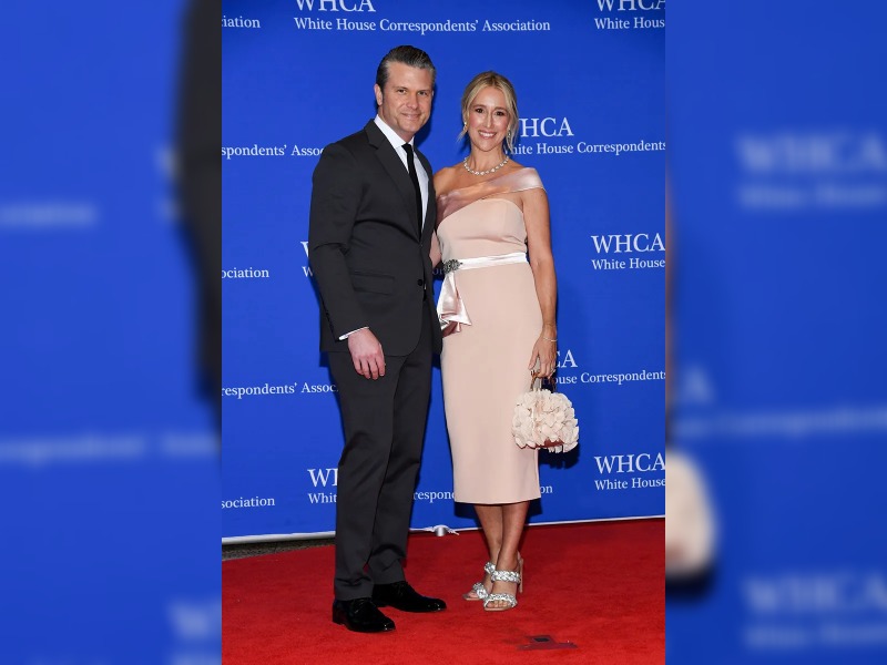 Pete Hegseth's Wife Jennifer Rauchet Sparks Online Debate After Sporting Alleged £15 Temu Dress to Major White House Event