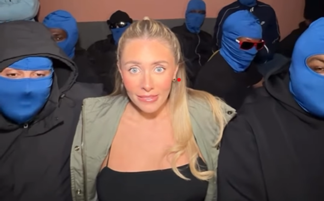 Is Bonnie Blue Actually Pregnant? Adult Star Sparks Outrage With 'Crude' Pregnancy Joke Alongside Masked Men