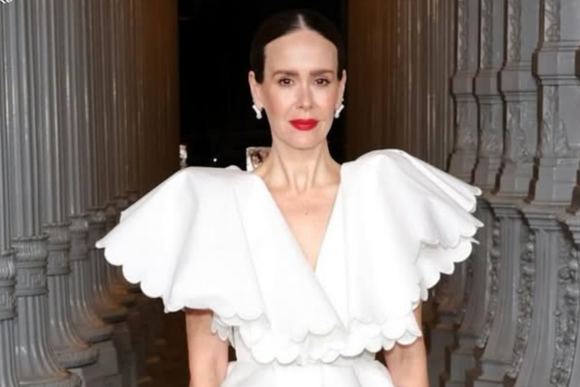 Sarah Paulson's Met Gala 'Dollar Mask' Sparks Fury: Inside Her Net Worth Amid 'Tone Deaf' Criticism