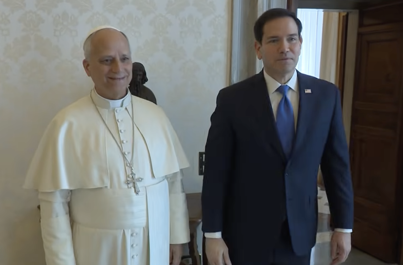 Pope Leo XIV Just Gave Marco Rubio A 'Plant Of Peace' Pen After Trump Accused Him Of Supporting Nukes