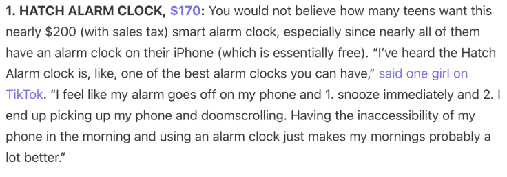 Hatch Alarm Clock