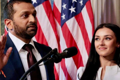 Kash Patel With Alexis Wilkins