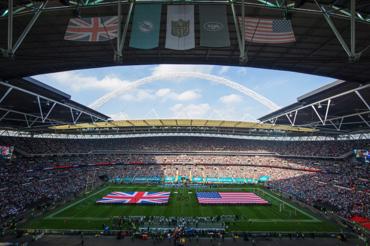 The Dolphins and Jets at Wembley in 2015