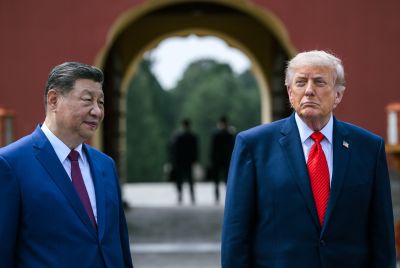 Xi Jinping and Donald Trump