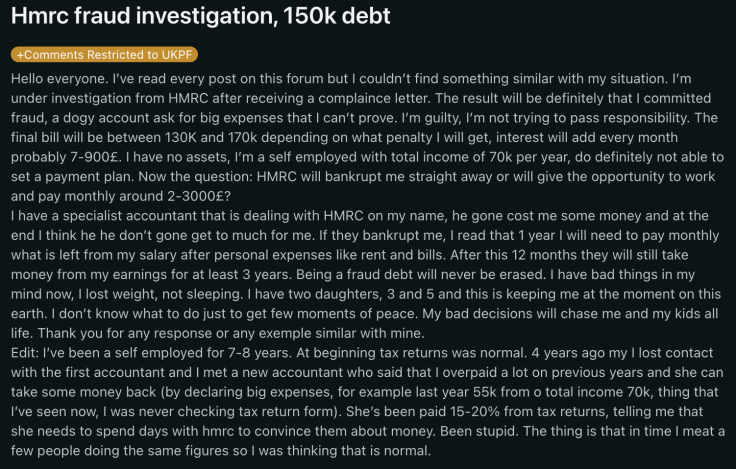 A Reddit user shares how his early-career tax mistakes came