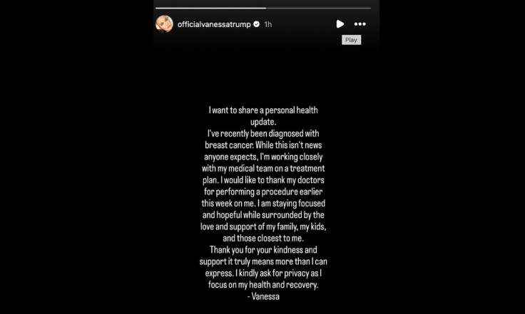 Vanessa Trump Instagram Story