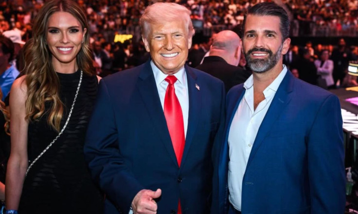 Bettina Anderson, President Trump and Donald Trump Jr