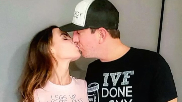 Samantha and Kyle Busch