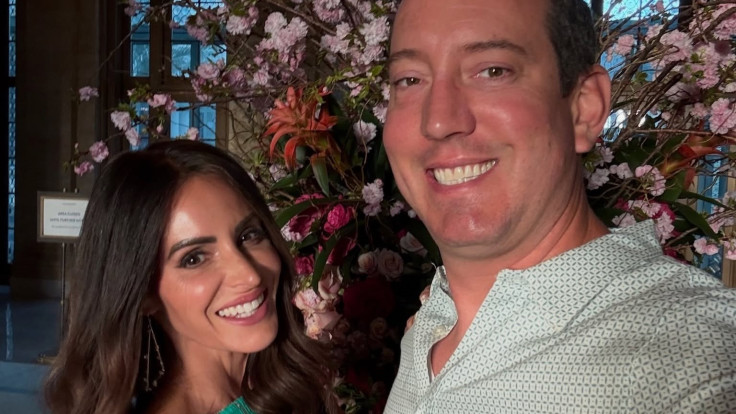 Samantha and Kyle Busch