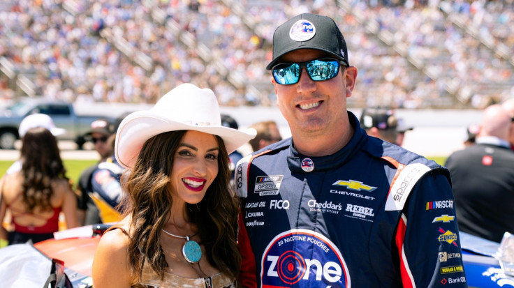 Samantha and Kyle Busch