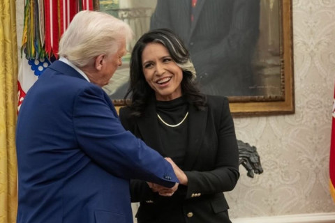 Tulsi Gabbard With Donald Trump