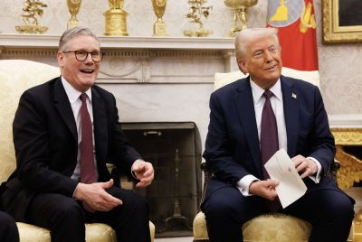 Keir Starmer and Donald Trump