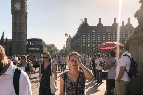 Heatwave across Europe