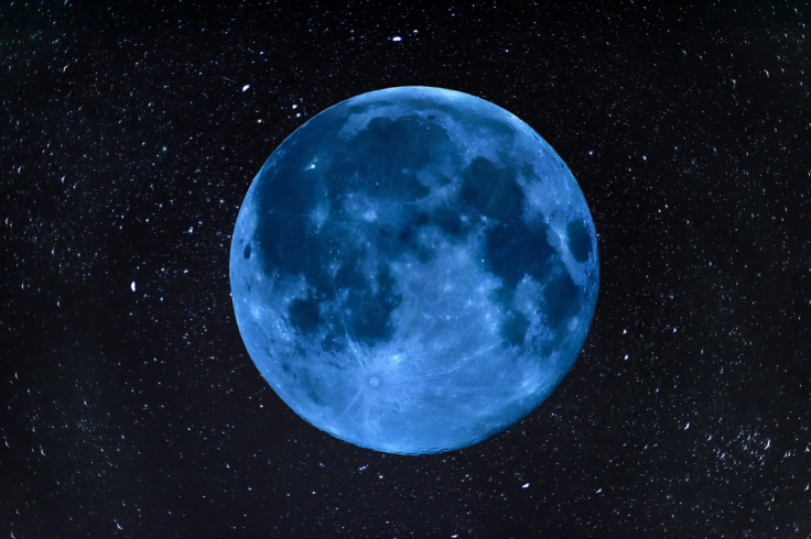 The Blue Micromoon will appear near the bright red star