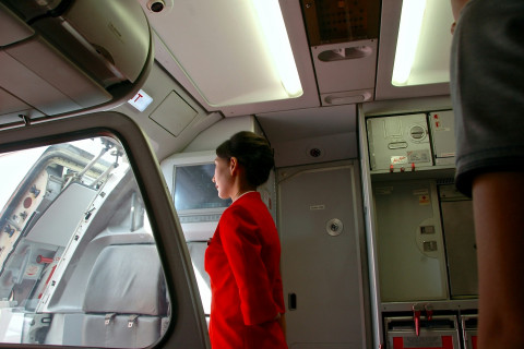 Flight attendant abuse