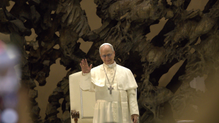 pope leo xiv audience with media