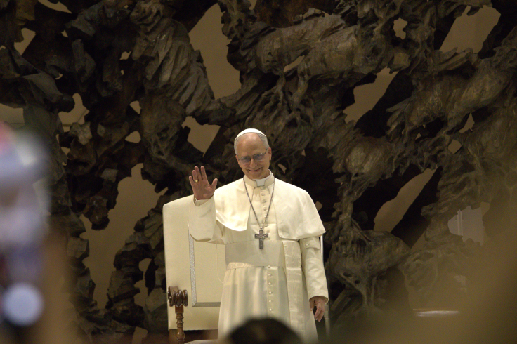 pope leo xiv audience with media