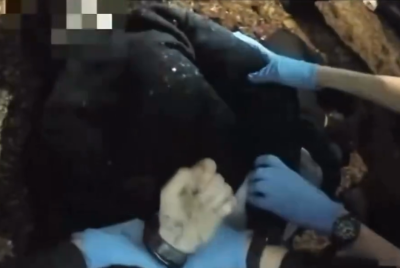 Police bodycam footage of Henry Nowak